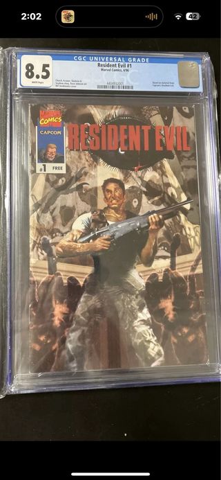 CGC Comic ultrarraro 1 RESIDENT EVIL 1996 1stprint