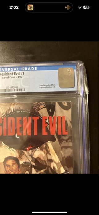 CGC Comic ultrarraro 1 RESIDENT EVIL 1996 1stprint