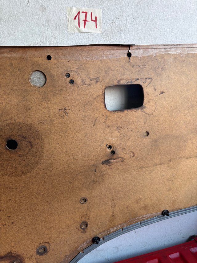 VW T3 Panel Interior Puerta Conductor Gris ref.174