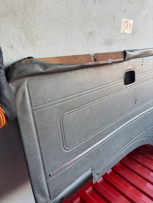 VW T3 Panel Interior Puerta Conductor Gris ref.174