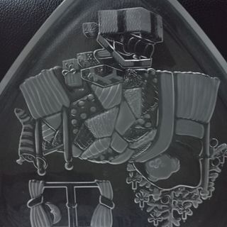 Piatto decorativo natalizio a cuore