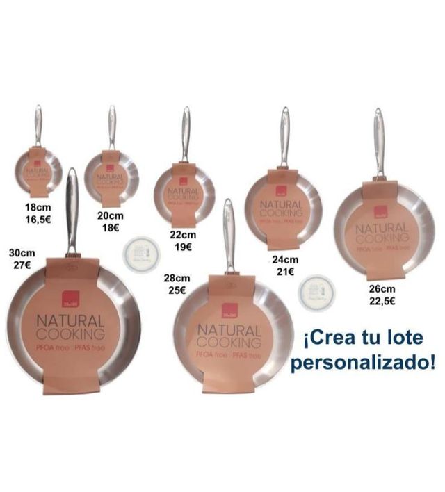 Sarten acero inoxidable Ibili 18-30cm