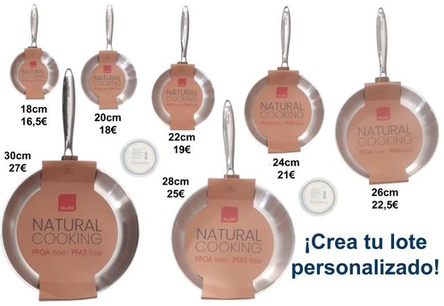 Sarten acero inoxidable Ibili 18-30cm