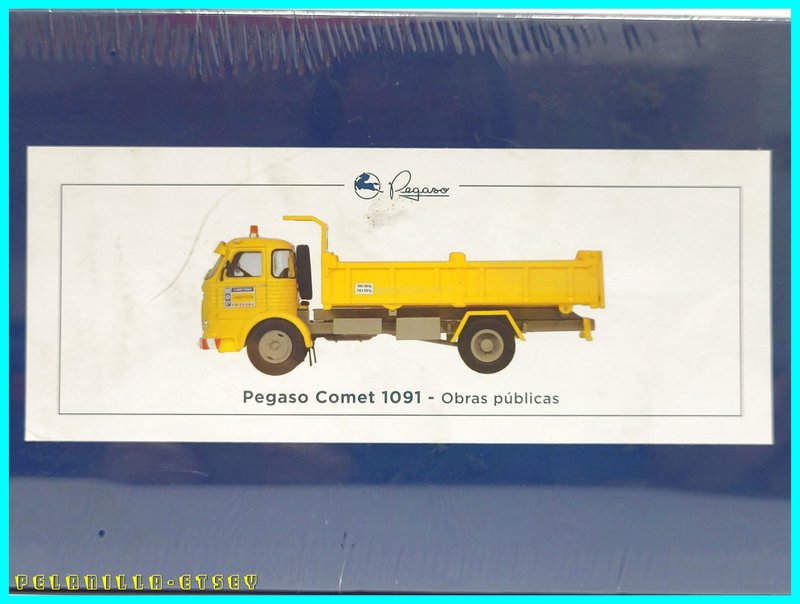 Camión de Bomberos Barcelona Pegaso 1968 - Escala 43 Editorial Salvat