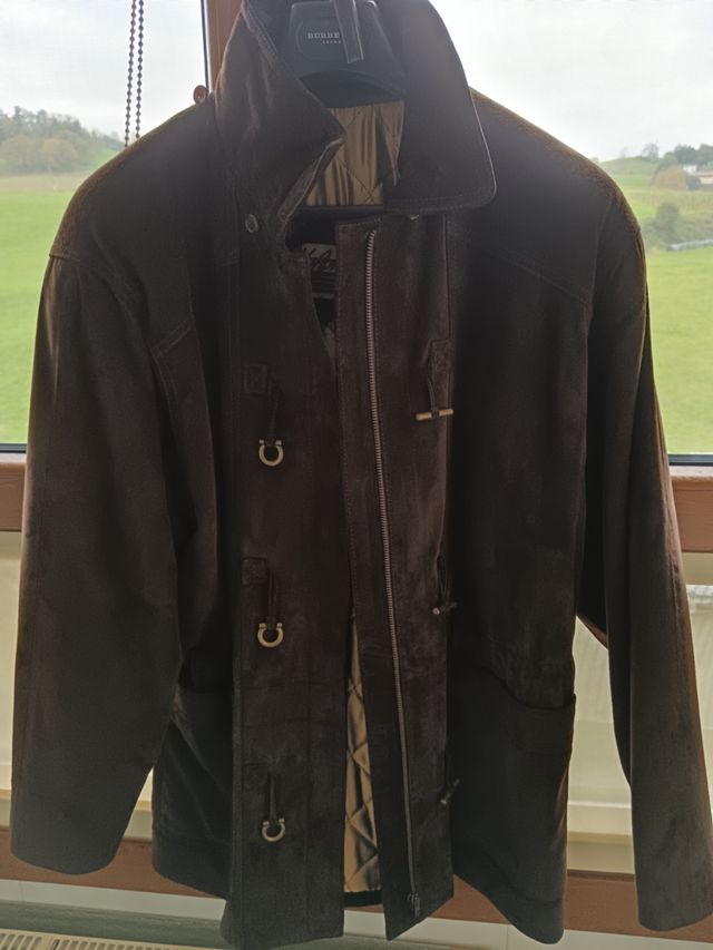 Chaquetón /Parka/ de piel (ante) Talla G