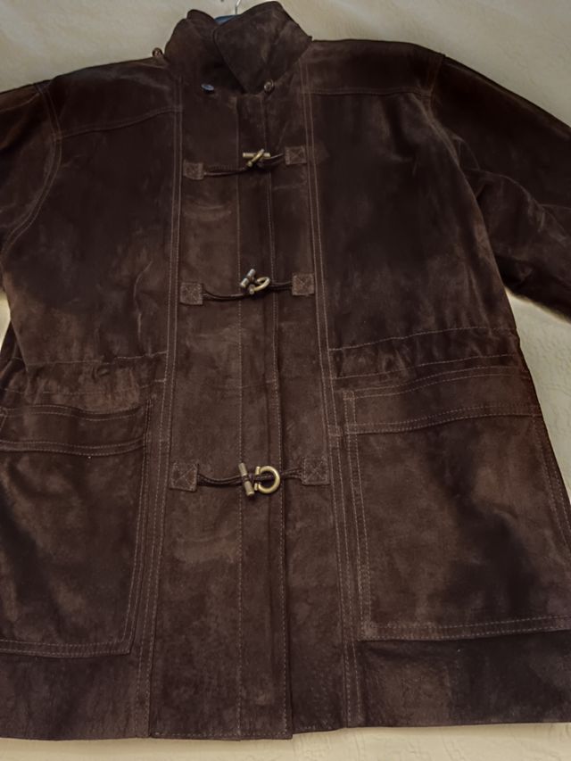 Chaquetón /Parka/ de piel (ante) Talla G