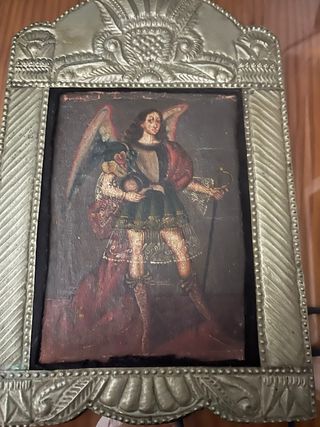 Óleo sobre lienzo siglo XVIII
