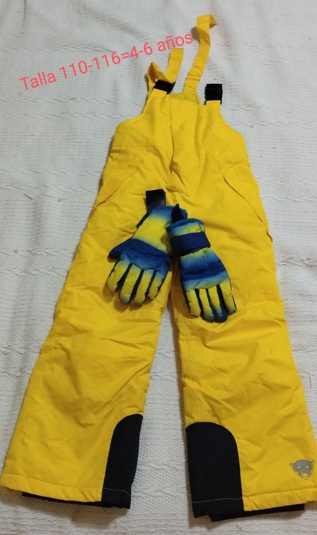 Pantalón nieve + guantes