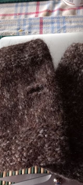 guanti senza dita fatti a mano