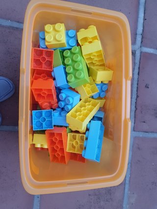 Caja con Bloques de Construcciones Bebé