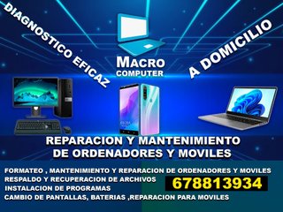 Venta y reparación de equipos de computo