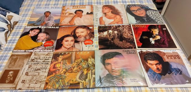**VINILOS** ARTISTAS LA MAYORIA ESPAÑOLES**12 UND
