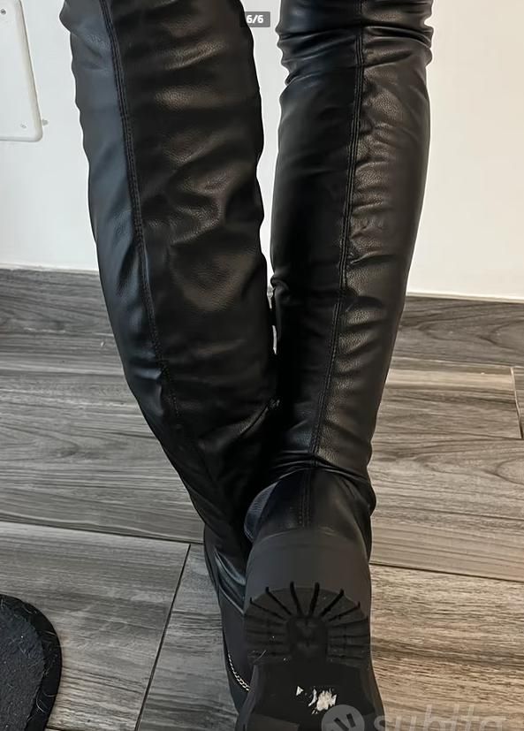 Stivali donna similpelle 39 sopra ginocchio
