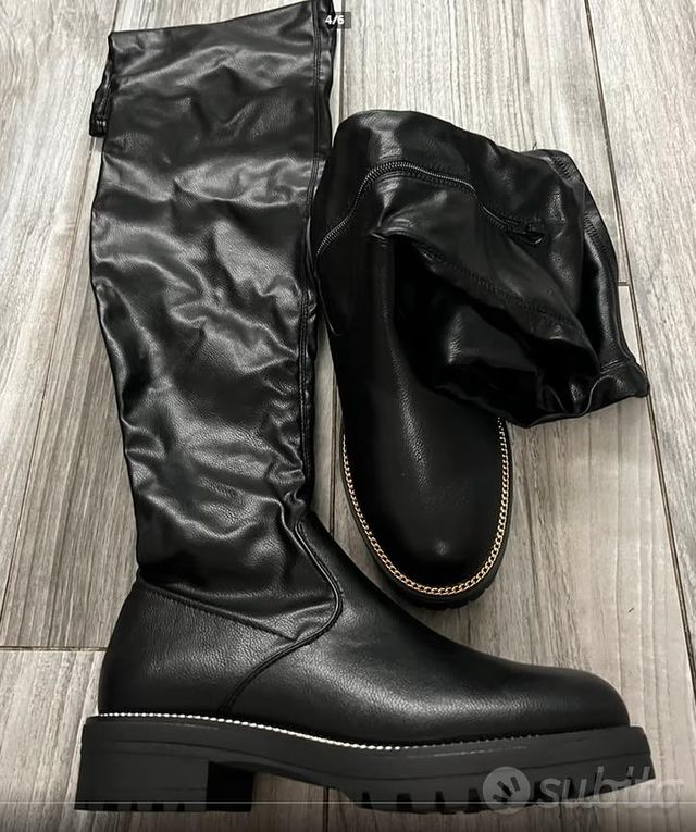 Stivali donna similpelle 39 sopra ginocchio