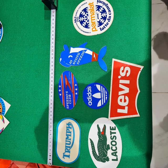 Stickers vintage pubblicitari adesivi