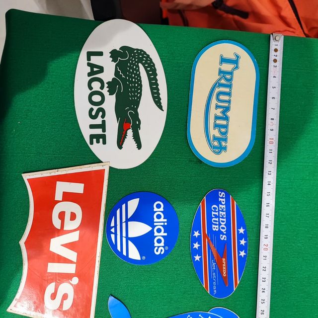 Stickers vintage pubblicitari adesivi