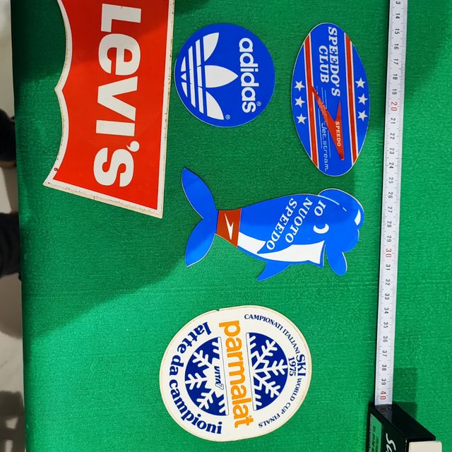 Stickers vintage pubblicitari adesivi