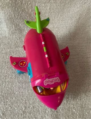 AVIÓN PINYPON Y DOS MUÑECAS