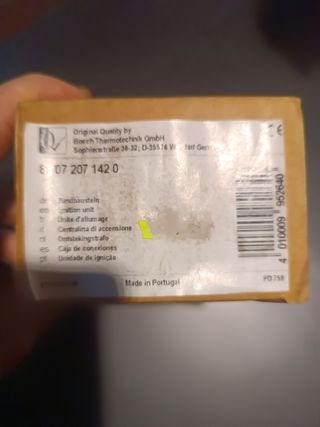 Centralita para termo Junkers