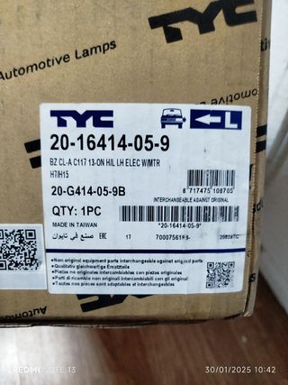 Faro delantero mercedes cla w117