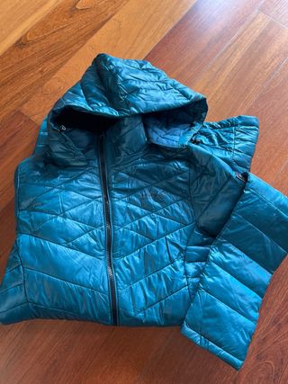 Chaqueta ski de plumas impermeable