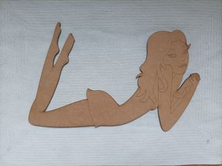 Lote de siluetas de madera