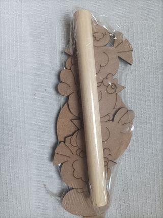 Lote de siluetas de madera