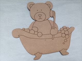 Lote de siluetas de madera