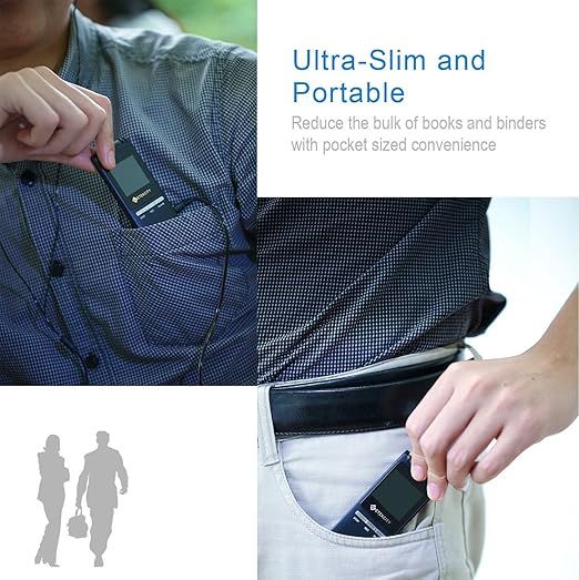 Registratore vocale Etekcity 8 GB 560 ore