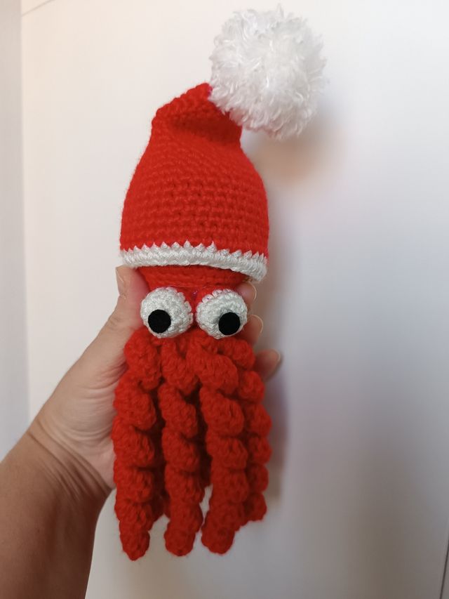 Pulpo papa Noel