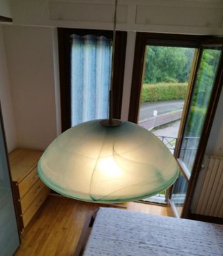 Lampadario in vetro