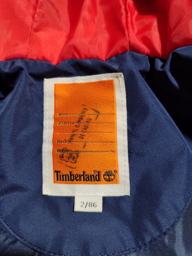 Abrigo Timberland 2 años