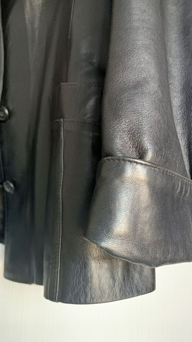 Giacca in pelle manifattura artigianale