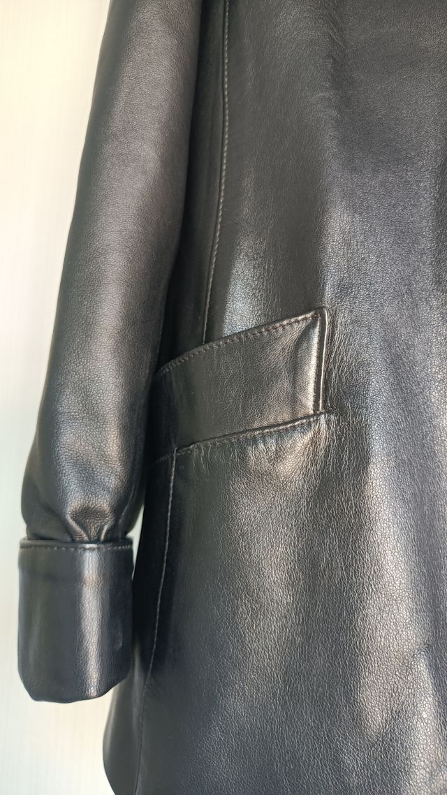 Giacca in pelle manifattura artigianale