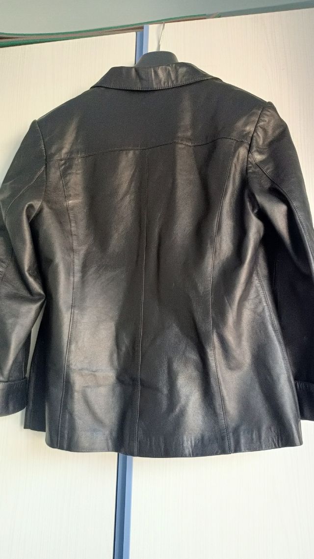 Giacca in pelle manifattura artigianale