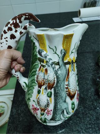 Jarra y tazas La Cartuja Pickman