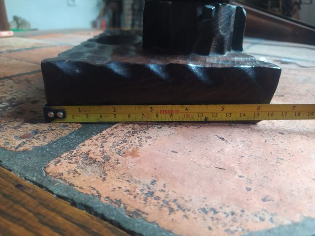 Prensa antigua de madera