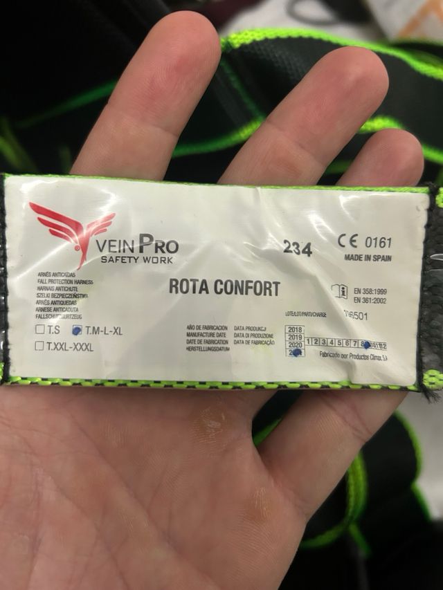 Arnes anticaídas Talla M-L-XL