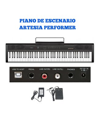 Piano Digital Artesia 88 Teclas Semi-Contrapesadas
