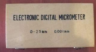 MICROMETRO DIGITALE ELETTRONICO JUWEL 0-25mm - 0.0