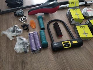 Material bicicleta candado U puños zapatas fixie