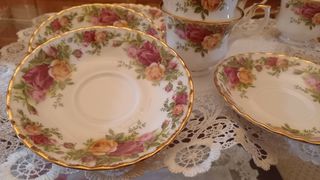 Juego Tazas Royal Albert porcelana inglesa