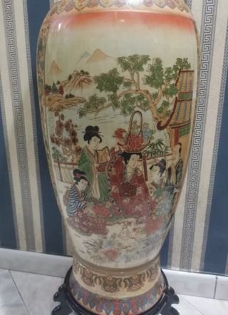 Antico Vaso Cinese porcellana vintage Cina anfora