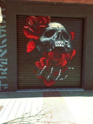 GRAFFITI pintura iluminación artista pintor mural