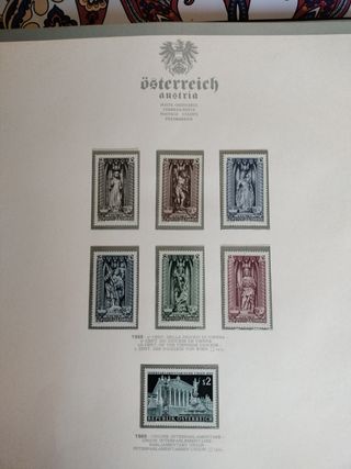 Sellos Austria. Postal ordinaria.