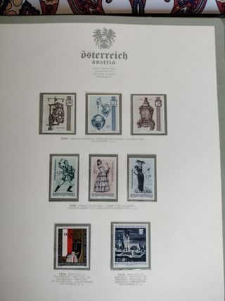 Sellos colección sin estrenar. Austria