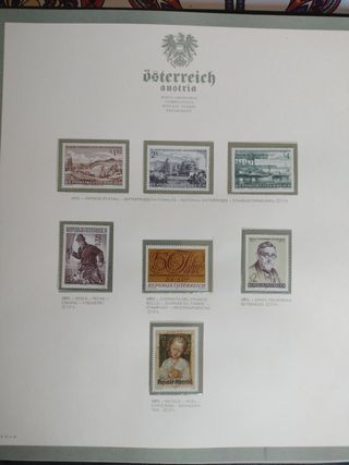 Sellos colección sin estrenar. Austria