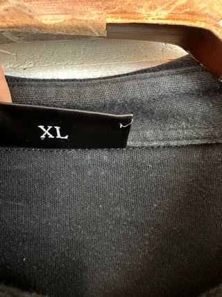 HUGO BOSS polo negro manga larga talla XL