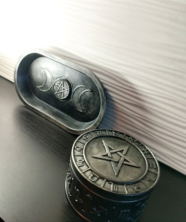 Set Vassoio + scatola simboli astri