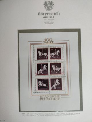 Sellos colección de Austria.